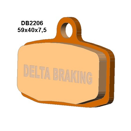 Delta Braking, brzdové desky KH612 KTM SX85 `12-20, přední - nahrazuje DB2206MX-D a DB2206QD-D